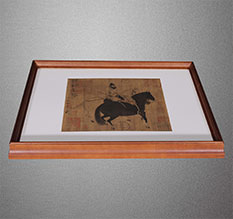 丰都书画装裱配框服务案例